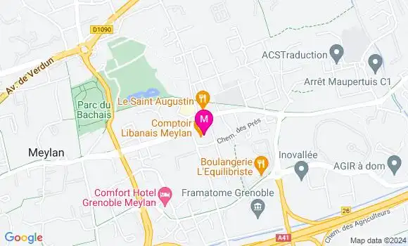 Localisation Dr Juliette Chateau