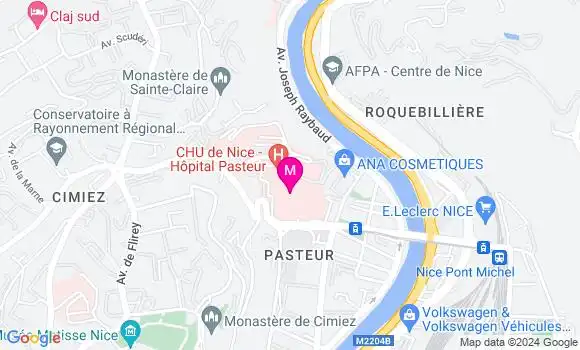 Localisation Dr Christine Perret du Cray