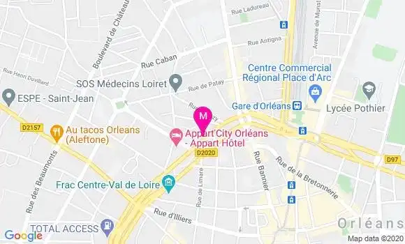 Localisation Dr Franck Brunet