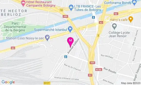 Localisation Dr Diane Eve Esteves