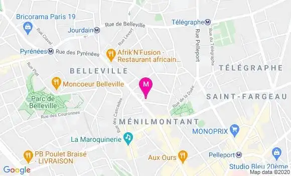 Localisation Dr Thomas Mayot