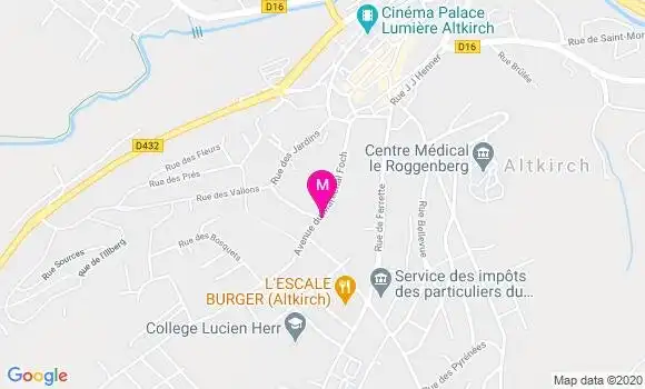 Localisation Dr Raymond Roukos