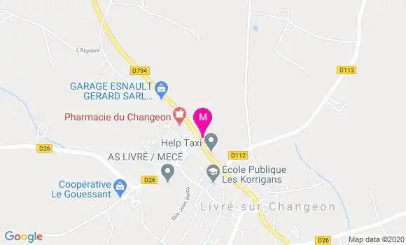 Localisation Dr Marion Loaec