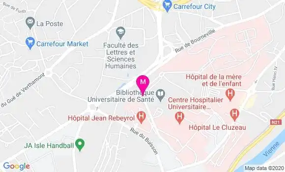 Localisation Dr Sandrine Codron