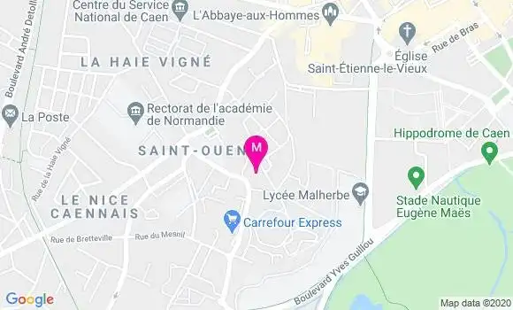 Localisation Dr Caroline Agostini