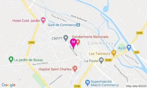 Localisation Dr Cristele Nicolas