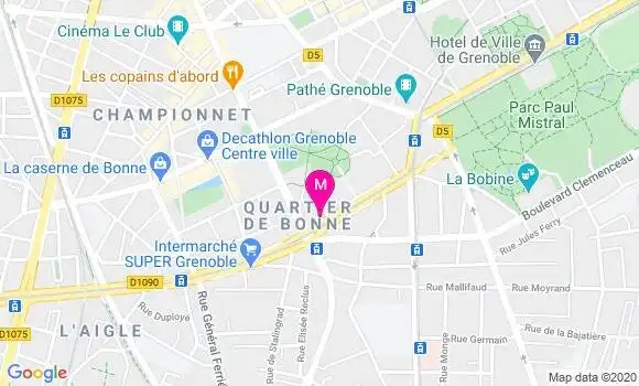 Localisation Dr Carole Lauro