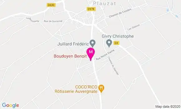 Localisation Dr Benoit Boudoyen
