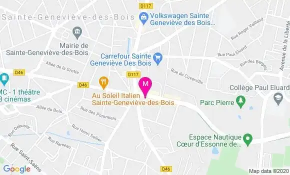 Localisation Dr Myriam Mauduy