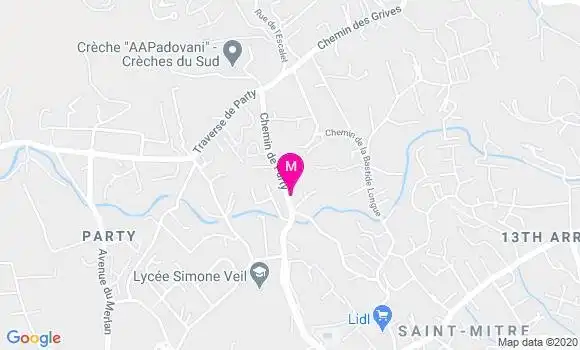 Localisation Dr Cyril Camoin
