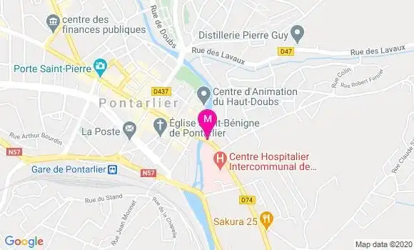 Localisation Dr Patrick Parisato
