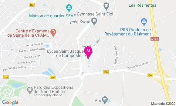 Localisation Dr Jean Guillaume Marchand