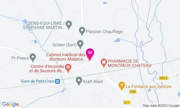 Localisation Dr Nicolas Bertrand