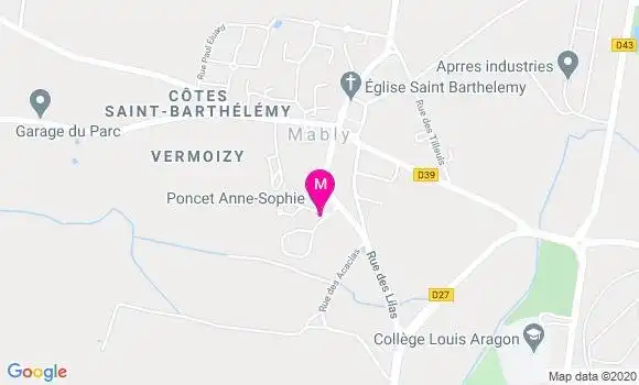Localisation Dr Jean Lalance