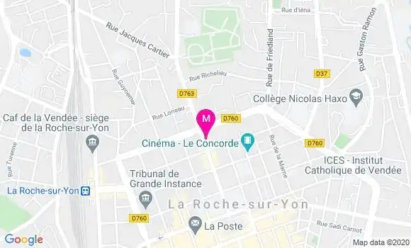 Localisation Dr Deborah Perdrizet