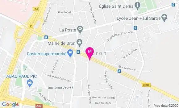 Localisation Dr Maryline De Giorgio