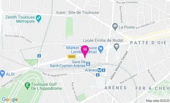 Localisation Dr Florence Lintz