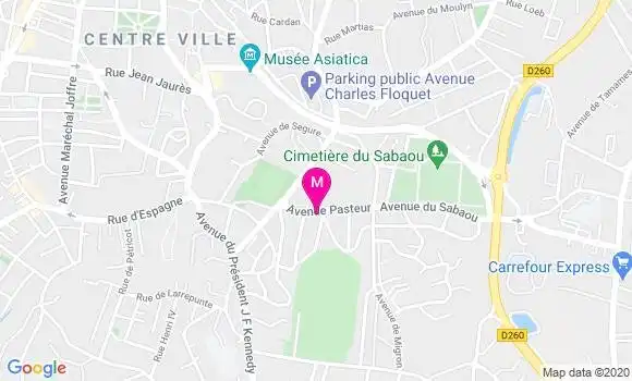 Localisation Dr Gregory Parrau