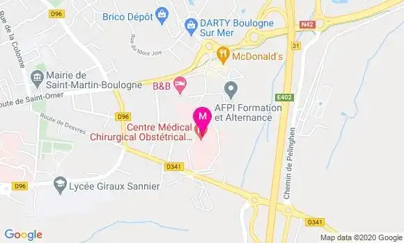 Localisation Dr Berangere Ricourt