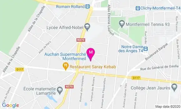 Localisation Dr Zineddine Chaa