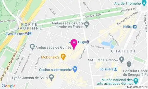 Localisation Dr Elise Thellier
