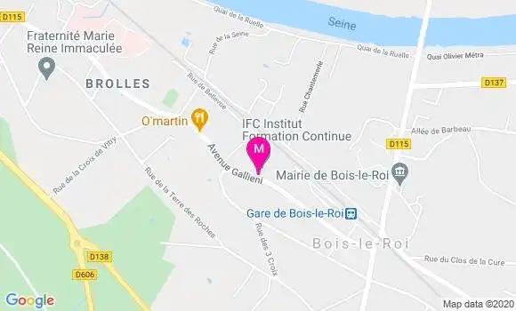 Localisation Dr Angeline Daude Lavrard