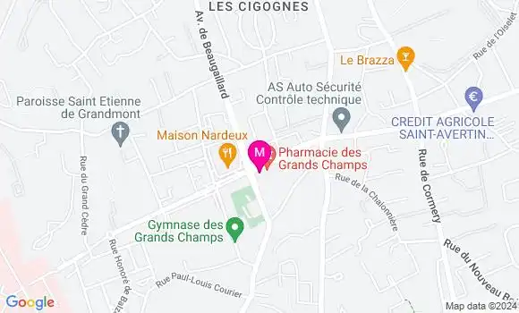 Localisation Dr Elodie Bodin
