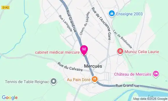 Localisation Dr Elodie Molinie