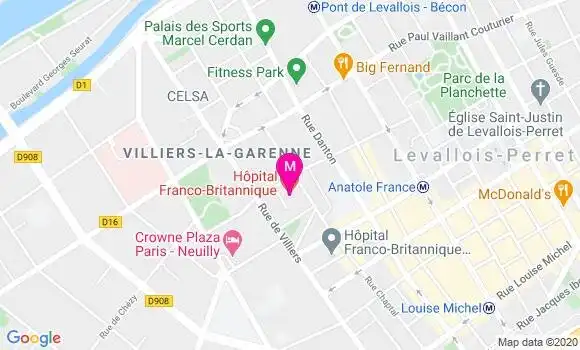 Localisation Dr Hanene Boudabous