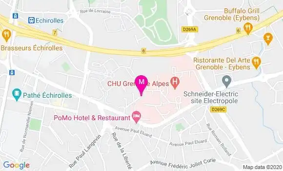 Localisation Dr Claire Douillard