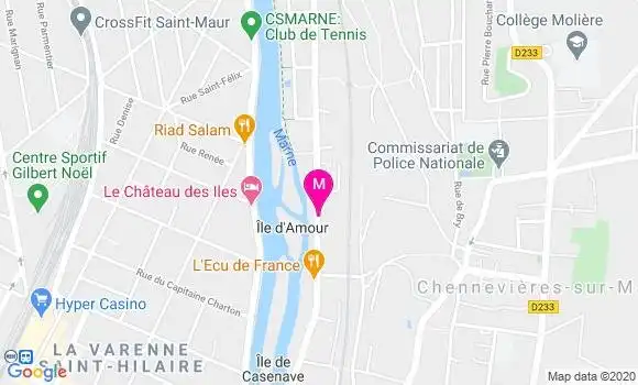 Localisation Dr Lucette Coicadan
