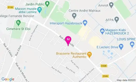 Localisation Dr Anne Delcroix Moyaux