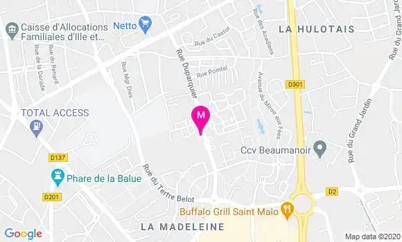 Localisation Dr Denis Le Gall