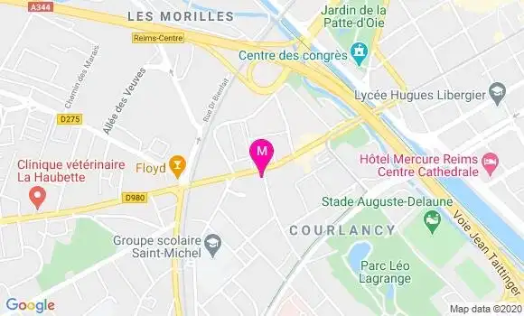 Localisation Dr Sebastien Lavaquerie