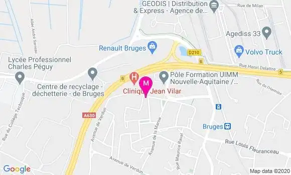 Localisation Dr Adeline Le Guennec