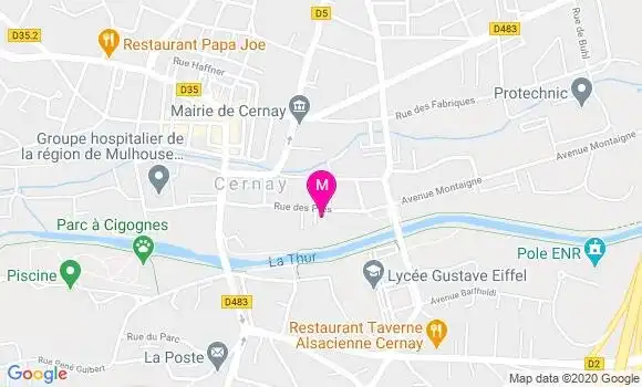 Localisation Dr Thibault Baque