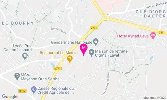Localisation Dr Virginie Le
