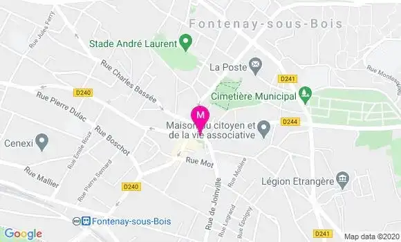 Localisation Dr Myriam Zouaoui