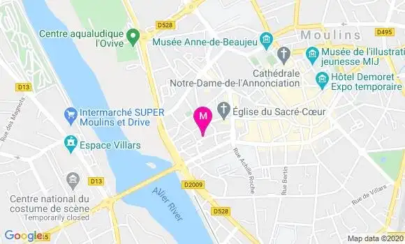 Localisation Dr Catherine Segura