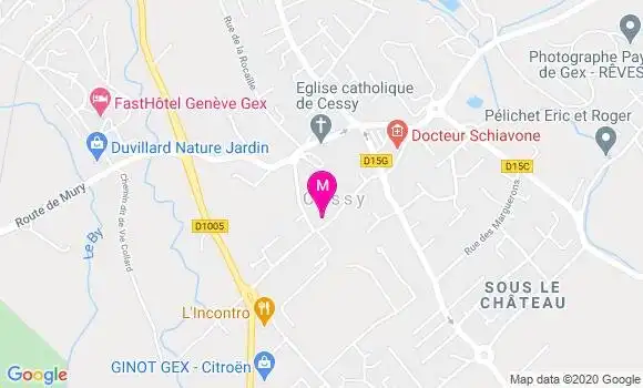 Localisation Dr Lucile Baux