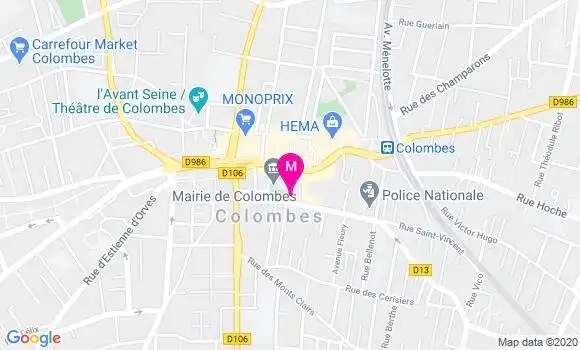 Localisation Dr Marie Charlotte Brion