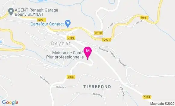 Localisation Dr Gabrielle Neuville Rouge