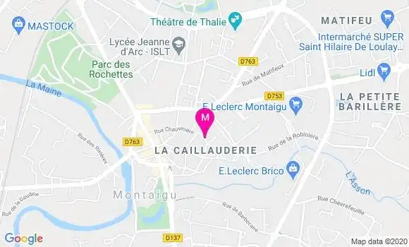 Localisation Dr Helene Leroux Bolteau