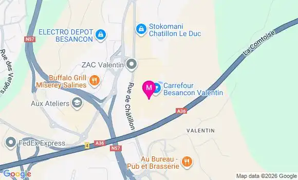 Localisation Dr Sandrine Borlot
