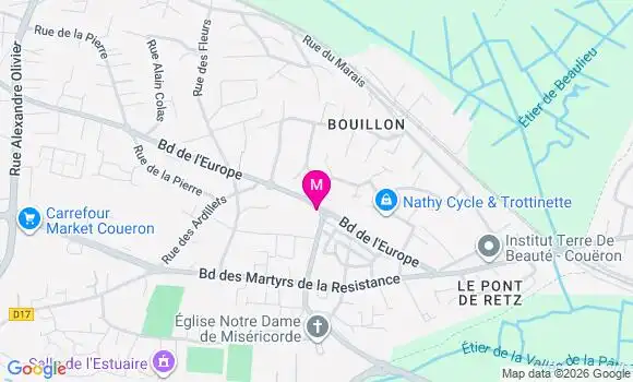 Localisation Dr Marie Caroline Riglet