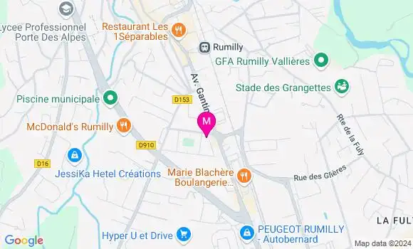 Localisation Dr Bénédicte Porret