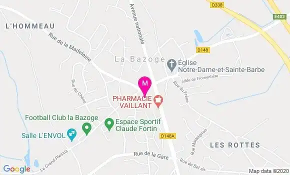 Localisation Dr Sandrine Gillet