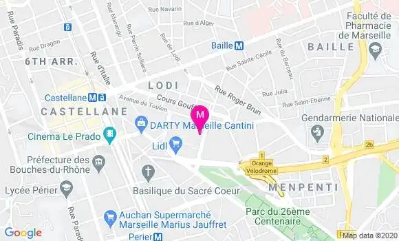 Localisation Dr Jean Charles Paolantonacci