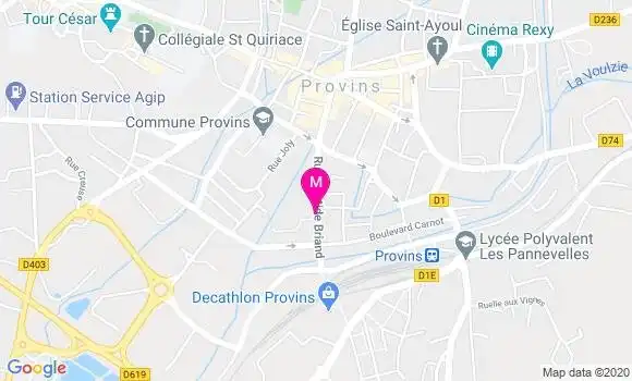 Localisation Dr Vincent Leverrier