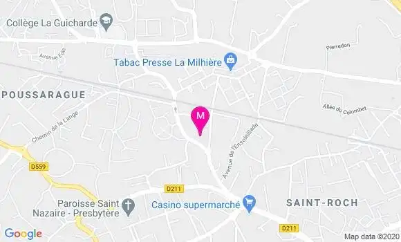 Localisation Dr Marie Lisa Moreno Molinier